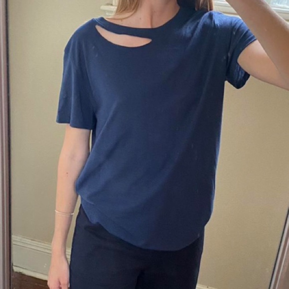 Sun urban riot navy t shirt